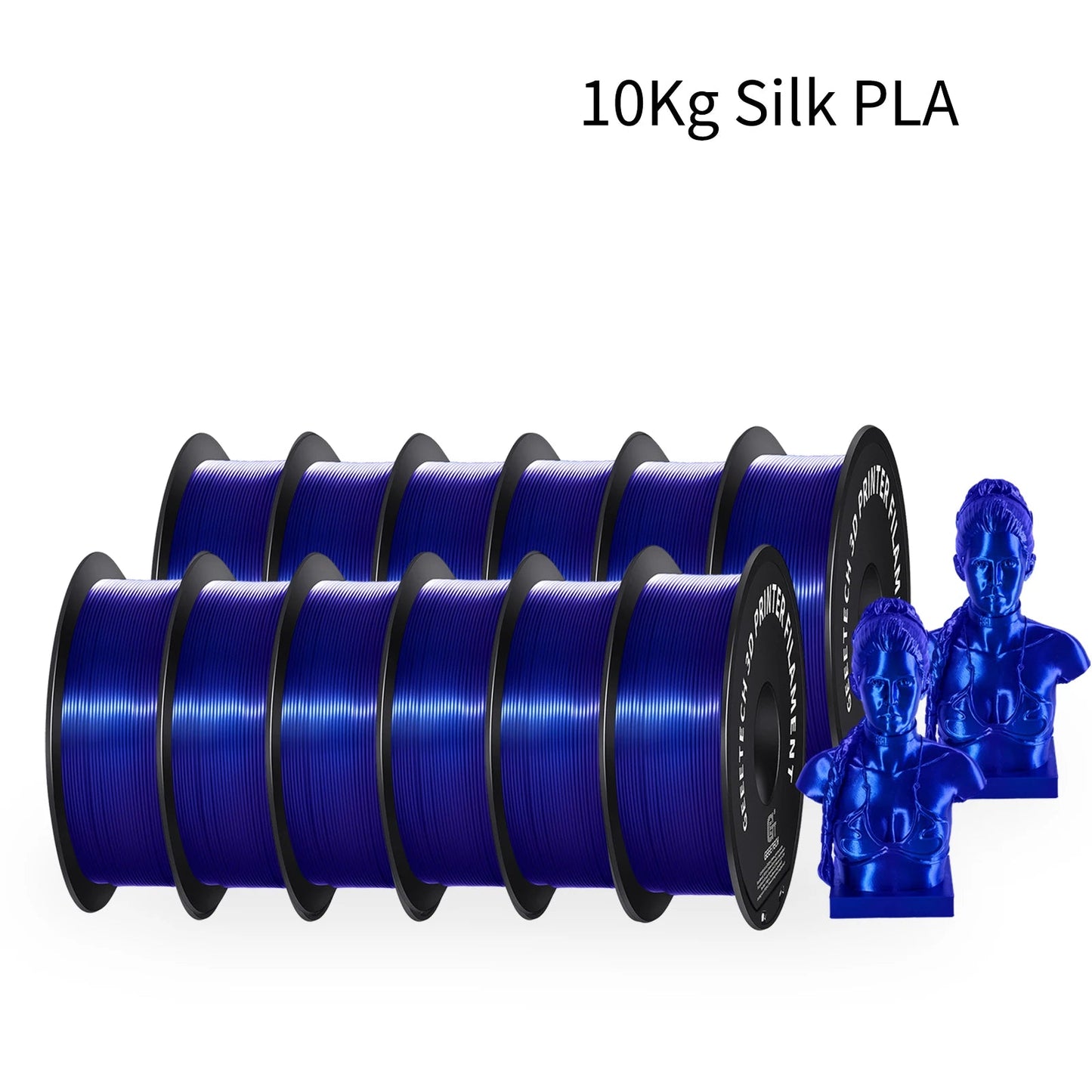 GEEETECH 10Kg 3d Silk PLA Filament 1.75mm Spool Wire For 3D Printer Material,Safety, Vacuum packaging - NV LIQUIDATION LLC