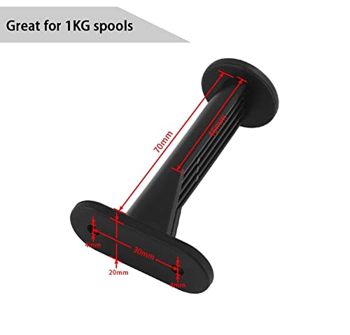 Nozzle Wrench Spanner + Mini Spool Holder, Rack for 1 KG Printing Filament spools - Frame-Attachable Mini KG Spool Holder + Universal Nozzle Spanner (1 x Set) - GreatDealsNV.com