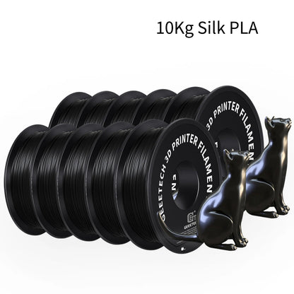 GEEETECH 10Kg 3d Silk PLA Filament 1.75mm Spool Wire For 3D Printer Material,Safety, Vacuum packaging - NV LIQUIDATION LLC