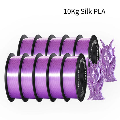 GEEETECH 10Kg 3d Silk PLA Filament 1.75mm Spool Wire For 3D Printer Material,Safety, Vacuum packaging - NV LIQUIDATION LLC