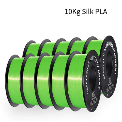 GEEETECH 10Kg 3d Silk PLA Filament 1.75mm Spool Wire For 3D Printer Material,Safety, Vacuum packaging - NV LIQUIDATION LLC