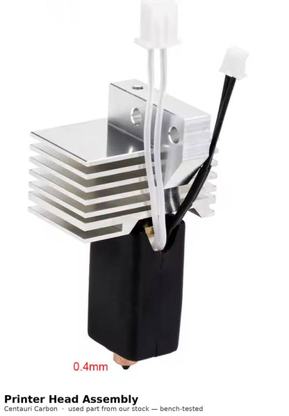 Printer Head Assembly — Centauri Carbon, used part from our stock, bench-tested