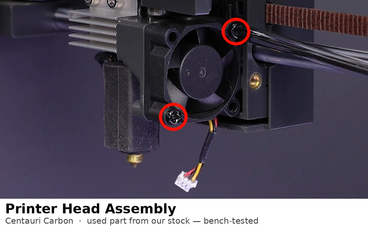 Printer Head Assembly — Centauri Carbon, used part from our stock, bench-tested