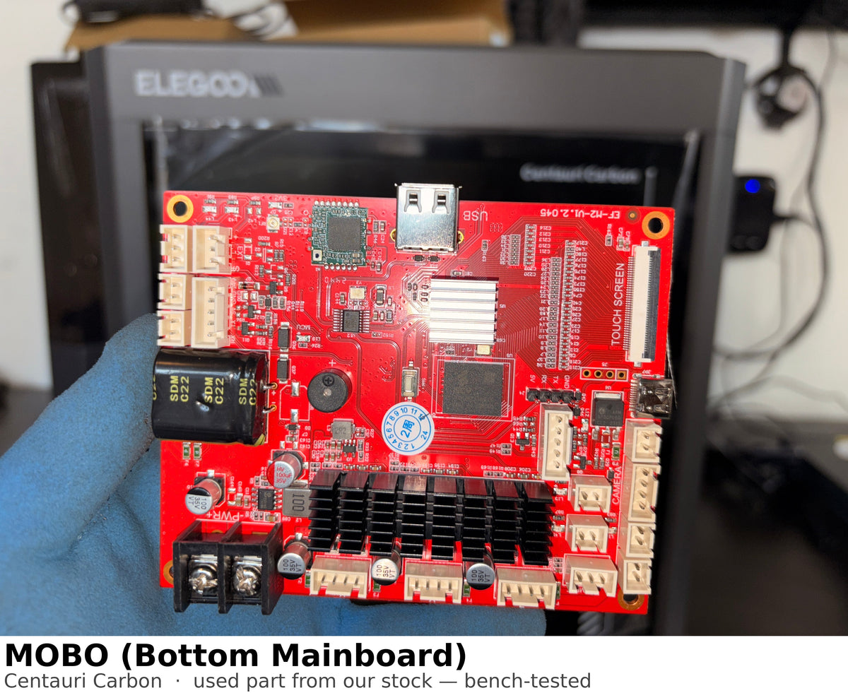 MOBO (Bottom Mainboard) — Centauri Carbon, used part from our stock, bench-tested
