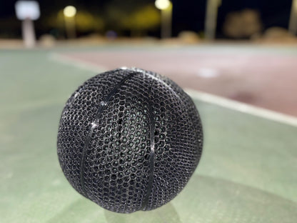 Official Size 7 Basketball - 600g TPU 3D Printed Airless for Fun & Decoration - NV LIQUIDATION LLC