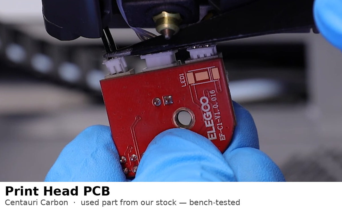 Print Head PCB — Centauri Carbon, used part from our stock, bench-tested