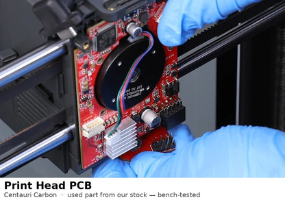 Print Head PCB — Centauri Carbon, used part from our stock, bench-tested