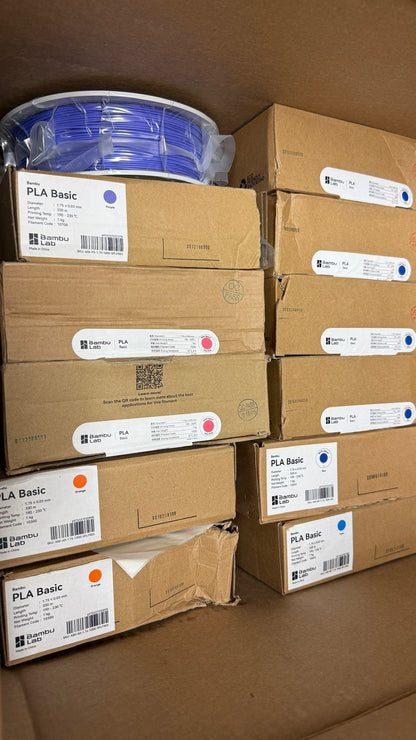 Lot of 10kg Bambu Lab Filament【Bulk Lot Deal】Assorted - All Types Colors