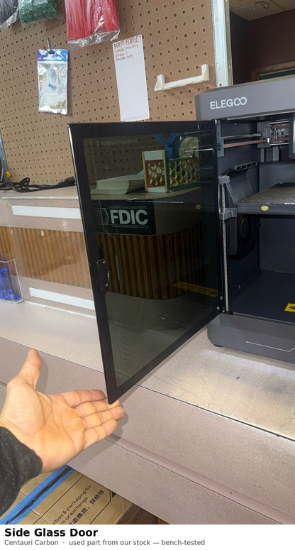 Side Glass Door — Centauri Carbon, used part from our stock, bench-tested