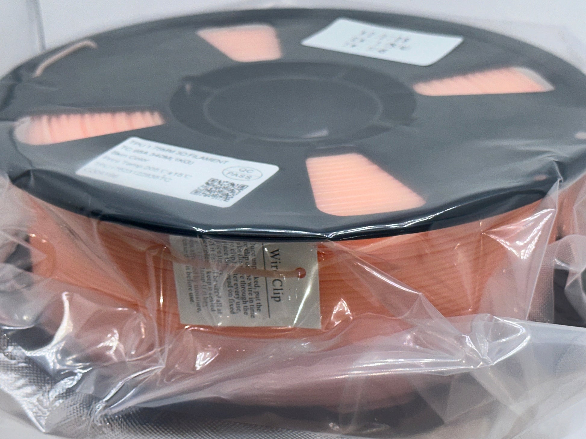 TPU Filament Spools [Meaty Color] 1.75 mm spools Flexible - NV LIQUIDATION LLC