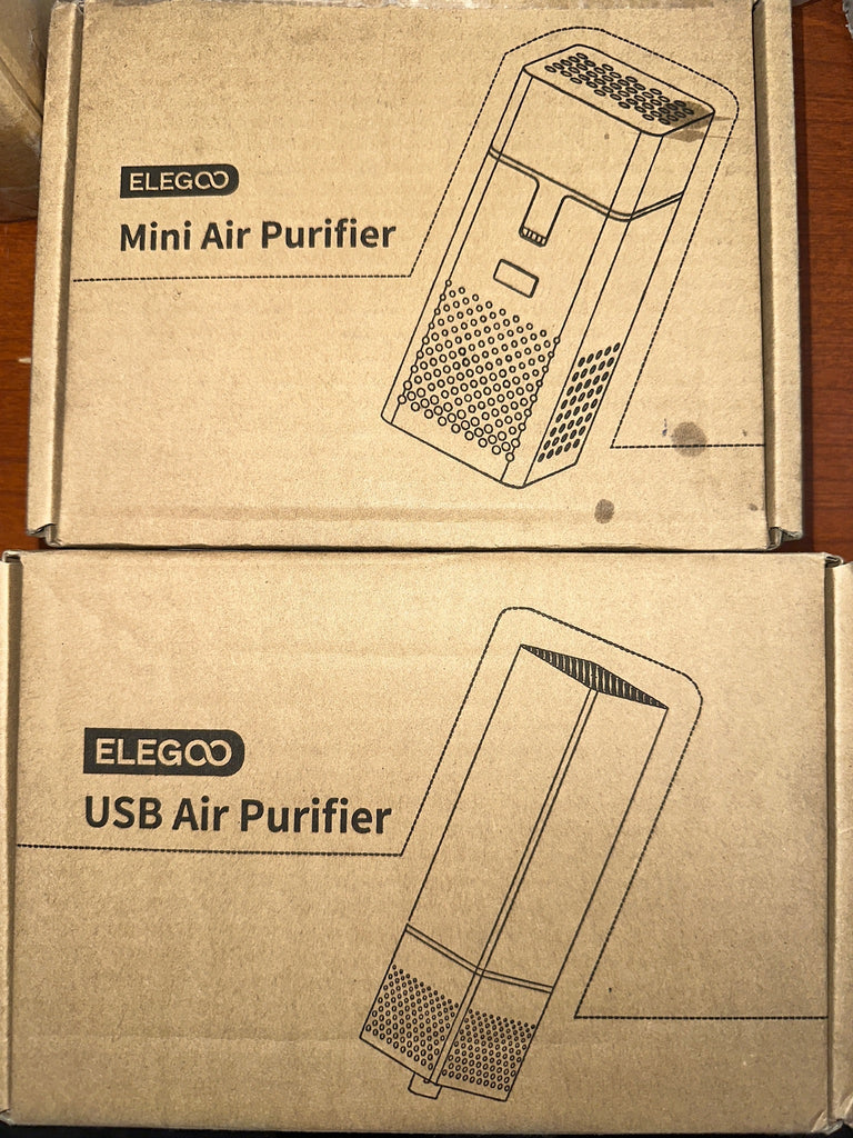 2-Pack USB-Rechargeable Air Filter for Elegoo AnycubIc Creality Resin 3D printers - NV LIQUIDATION LLC