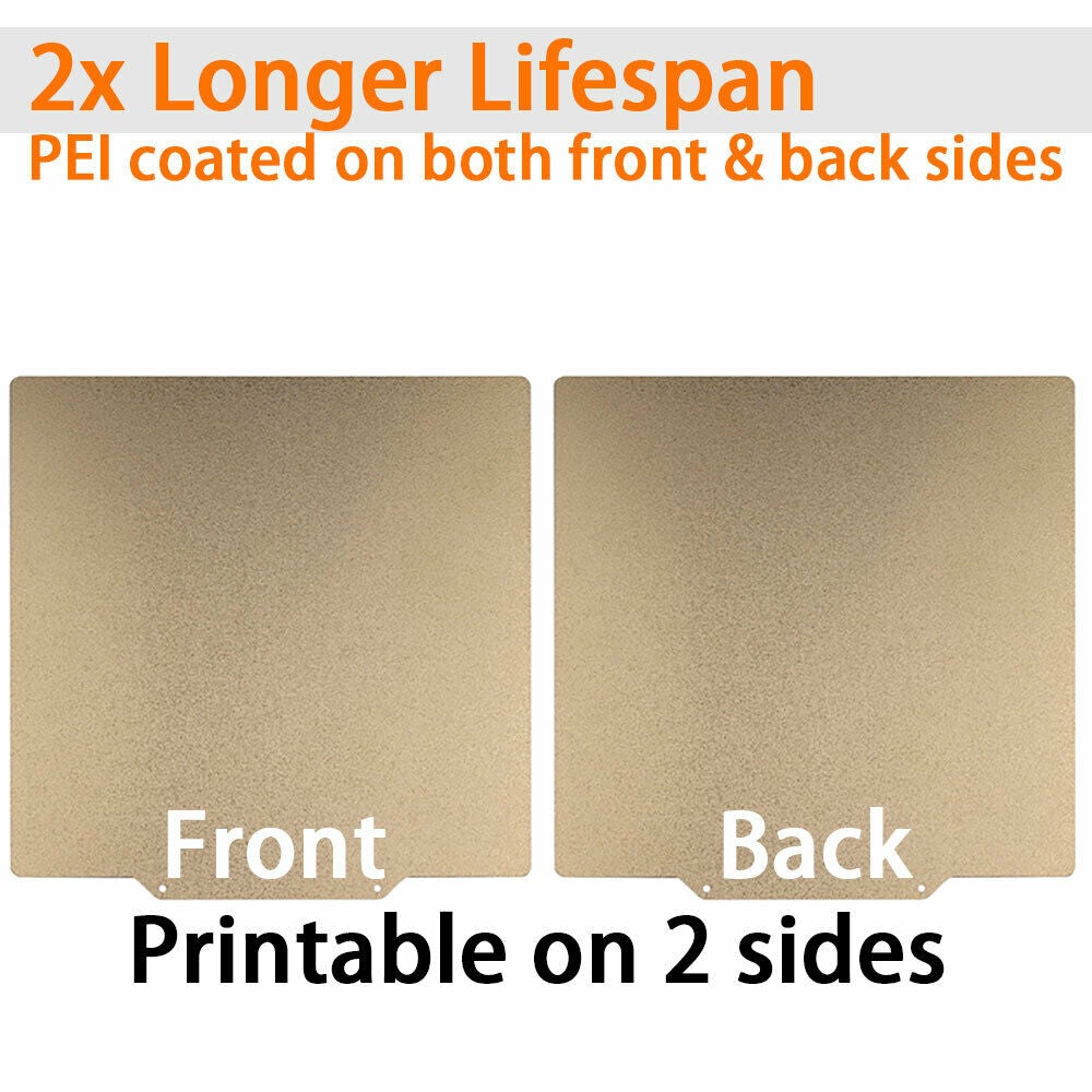 2 x LONGER Lifespan Magnetic Platform Sheet Flexible Bed Mat 235 x 235 mm Ender - GreatDealsNV.com