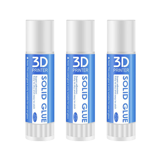 3D Printer Build Plate Adhesive Glue Sticks 【Bulk 1.26 OZ/ea】on Glass/PEI/Metal/Ruber/Sticker Hot Bed Platform - High-Heat Resistant Perfect Fist Layer Adhesion for PLA, TPU, PETG (3-Pack) - GreatDealsNV.com