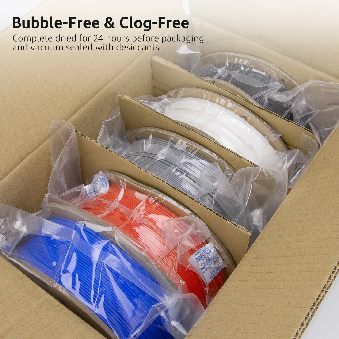 【Bulk Elegoo Filament Deal】1.75mm 3D Printing PLA Filament Spools - NV LIQUIDATION LLC