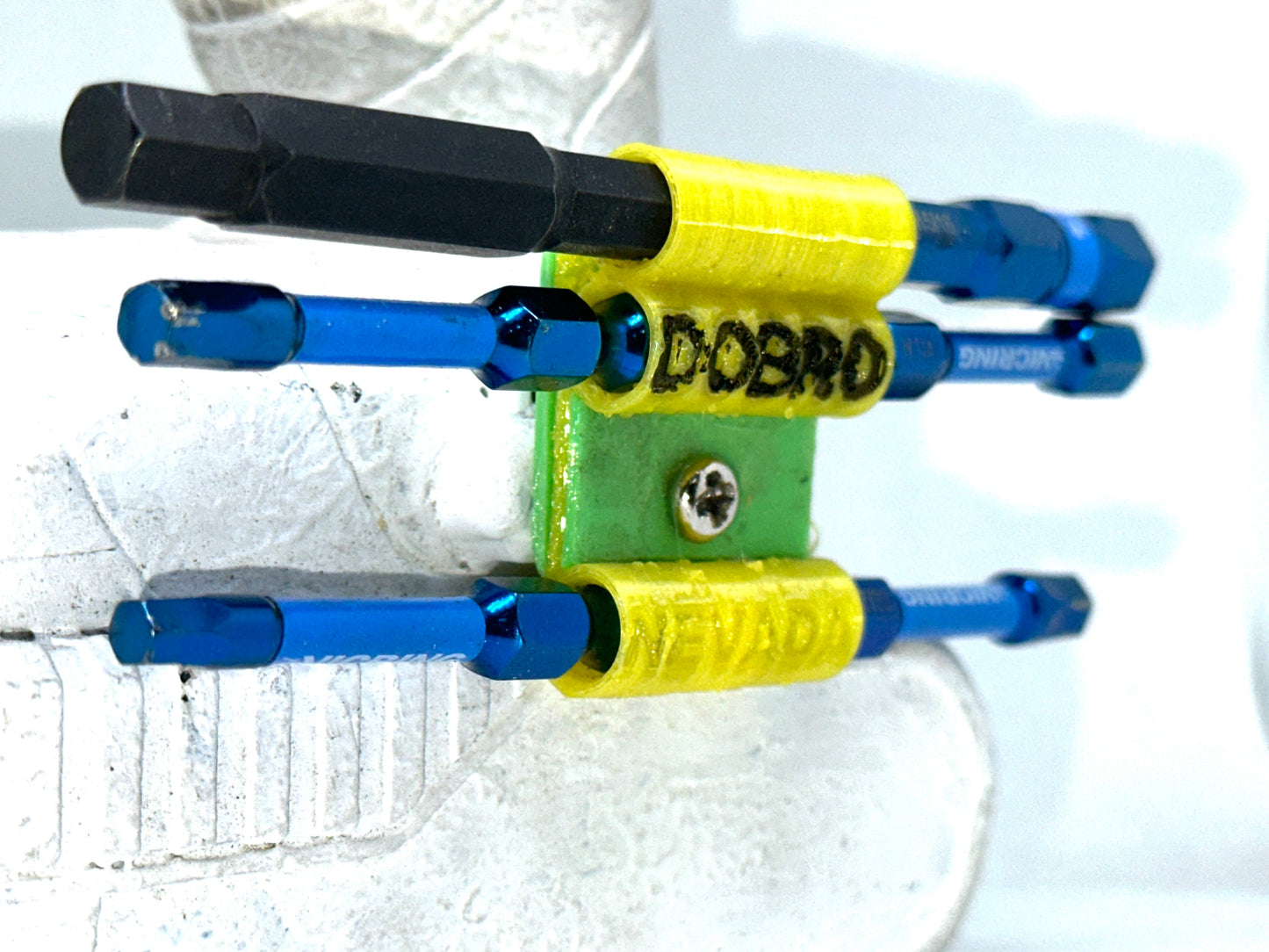 DOBRO Drill Impact Driver Drill Bit Holder - Holds 6 x Regular OR 3 x XL Over-sized Hex Bits on Drill - NV LIQUIDATION LLC