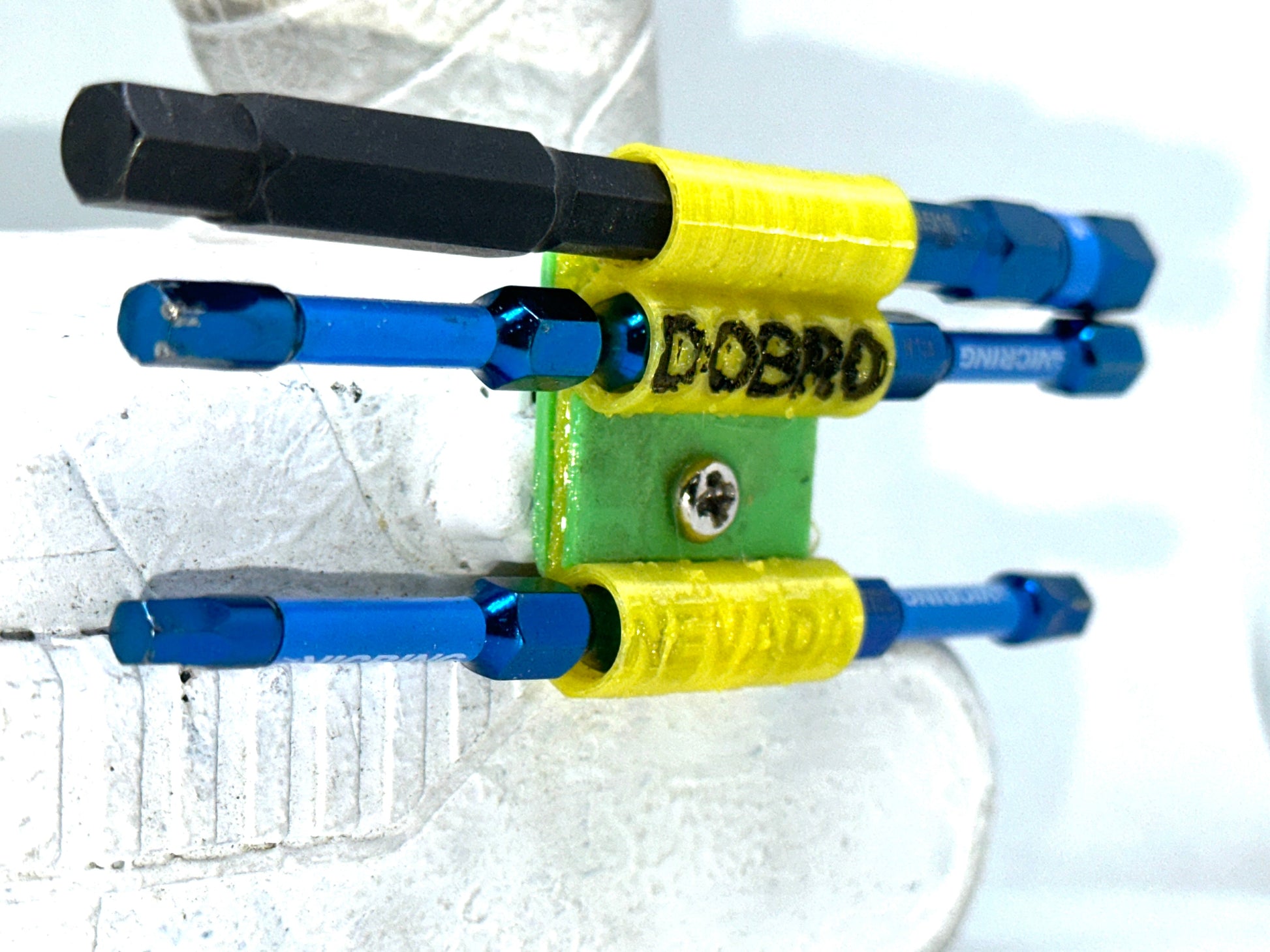 DOBRO Drill Impact Driver Drill Bit Holder - Holds 6 x Regular OR 3 x XL Over-sized Hex Bits on Drill - NV LIQUIDATION LLC
