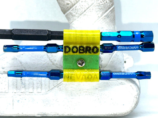 DOBRO Drill Impact Driver Drill Bit Holder - Holds 6 x Regular OR 3 x XL Over-sized Hex Bits on Drill - NV LIQUIDATION LLC