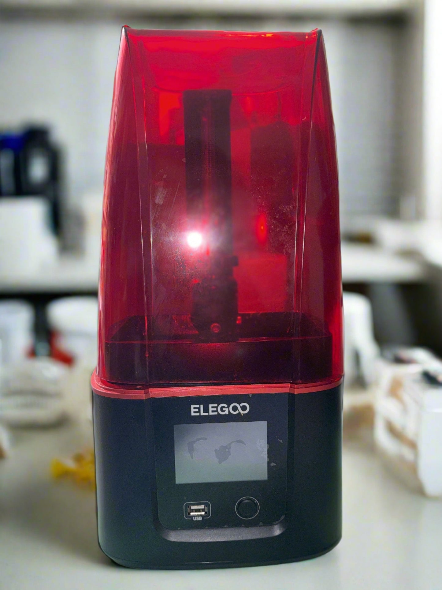 Elegoo Mar 3 - Crystal Clear 4K SLA 3D Printer PERFECT for Craft Work, Dentist milling [Pre-Owned] - GreatDealsNV.com