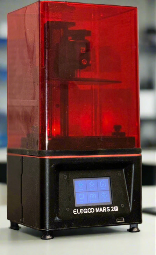 Elegoo Mars 2 (PRO) - 2K Resolution #1 Sold & Tested MSLA 3D Printer on Reddit Community w/ Metal Resin Tank - NV LIQUIDATION LLC