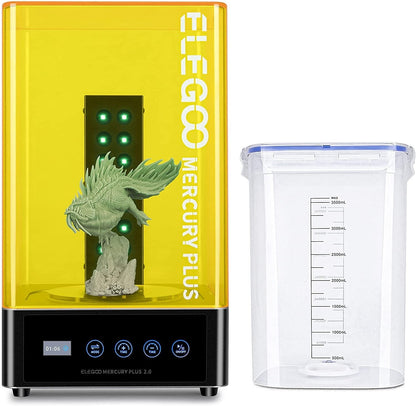 ELEGOO Mercury Plus 2-in-1 Washing and Curing Station 【Full Kit】 Resin Cleaning & Curing - GreatDealsNV.com