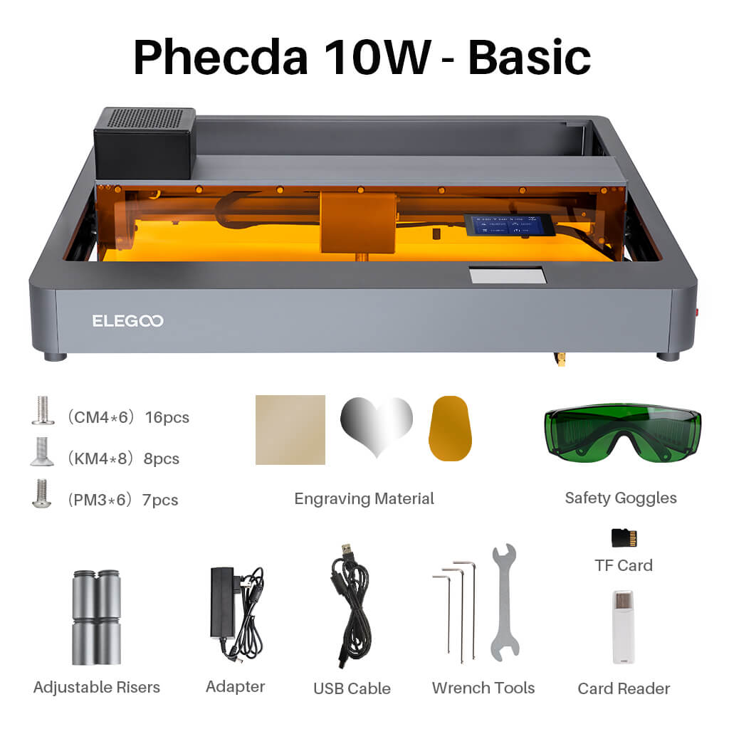 Elegoo Phecda Laser Engraver & Cutter - NV LIQUIDATION LLC