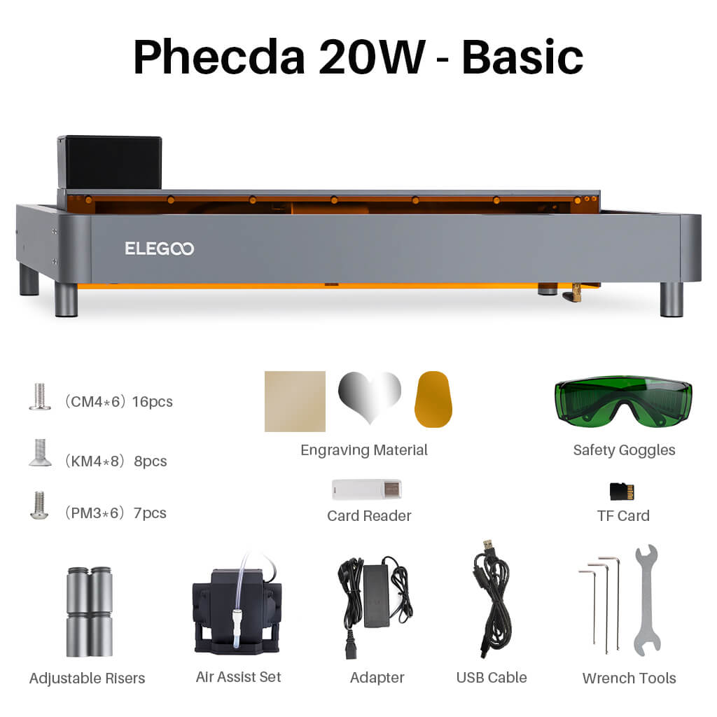 Elegoo Phecda Laser Engraver & Cutter - NV LIQUIDATION LLC