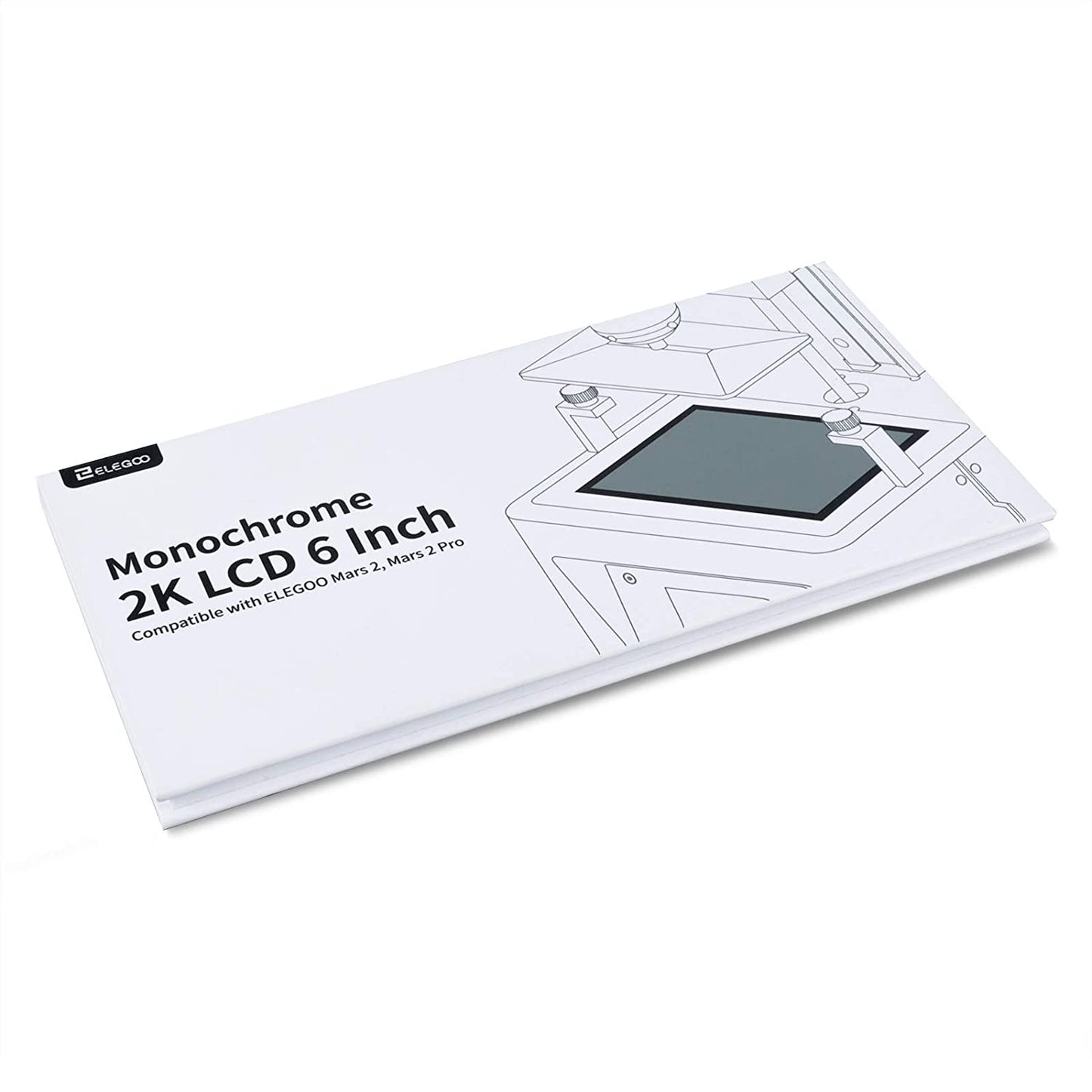 Replacement 2K 4K Monochrome LCD for Elegoo Mars 1/2/3 PRO Saturn SLA 3D Printers - GreatDealsNV.com