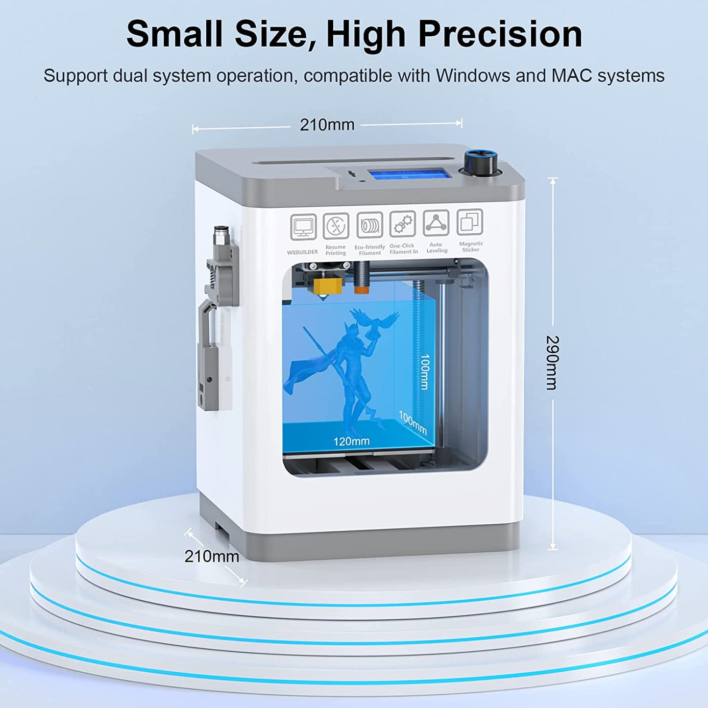 TINA 2 Auto Leveling 3D Printer Plug-in N' Play 100% First-Timer Friendly - GreatDealsNV.com